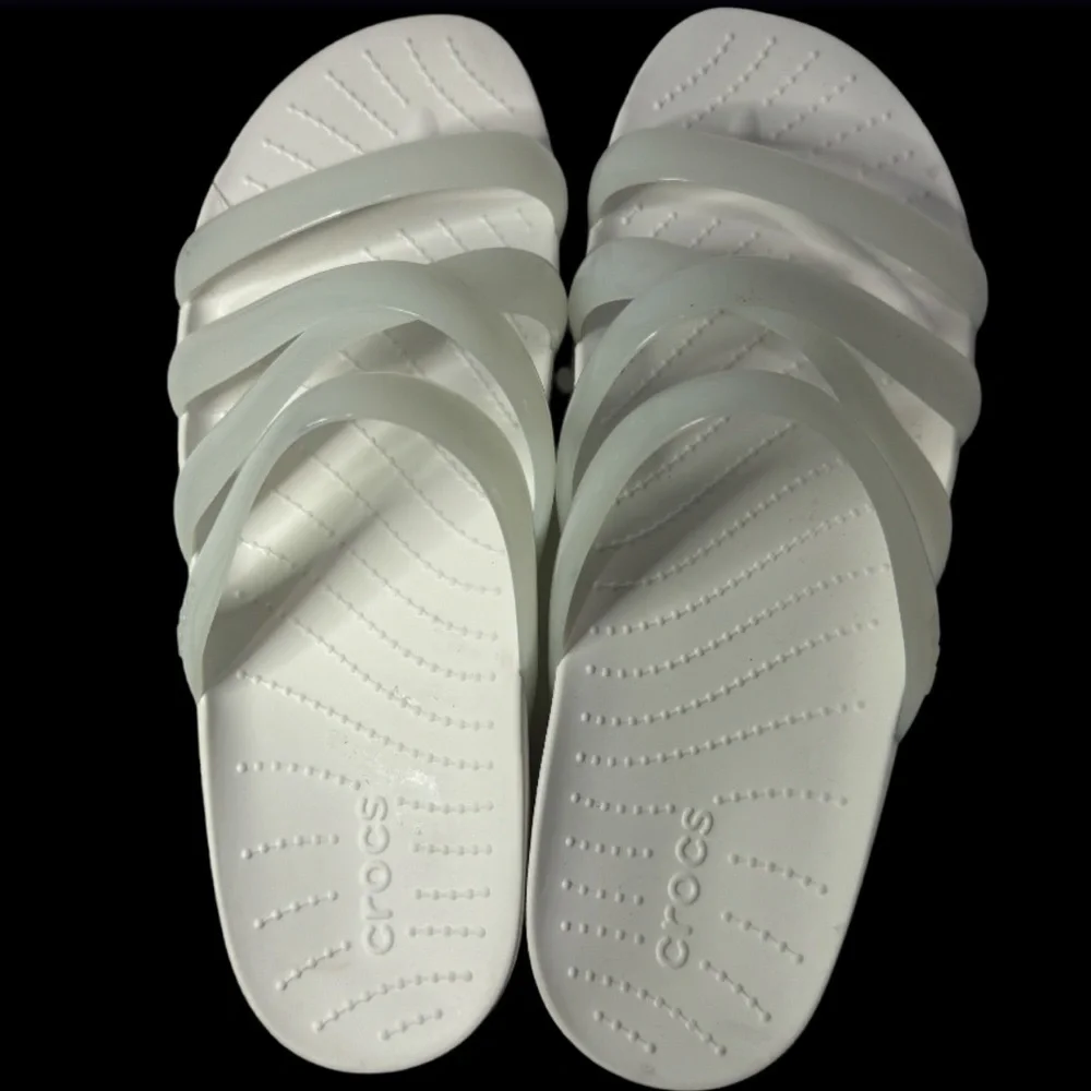 Crocs Women's Splash Strappy Sandals (Women) Sz 10 - Picture 2 of 12